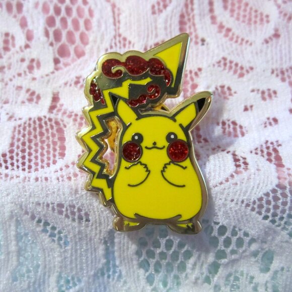 Pikachu Pin Glitter~Hard Enamel - Picture 3 of 3
